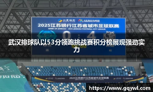 武汉排球队以53分领跑挑战赛积分榜展现强劲实力